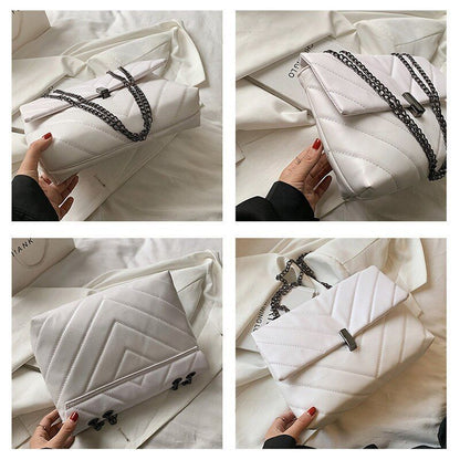 Fashion Shoulder Bag Chain Strap Crossbody Bags Women Large Handbags Zipper 1 PC