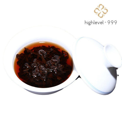 200g Aged Ripe Puer Tea Cake Yiwu Yunnan Big Leaf Fermented Compressed Puer Tea