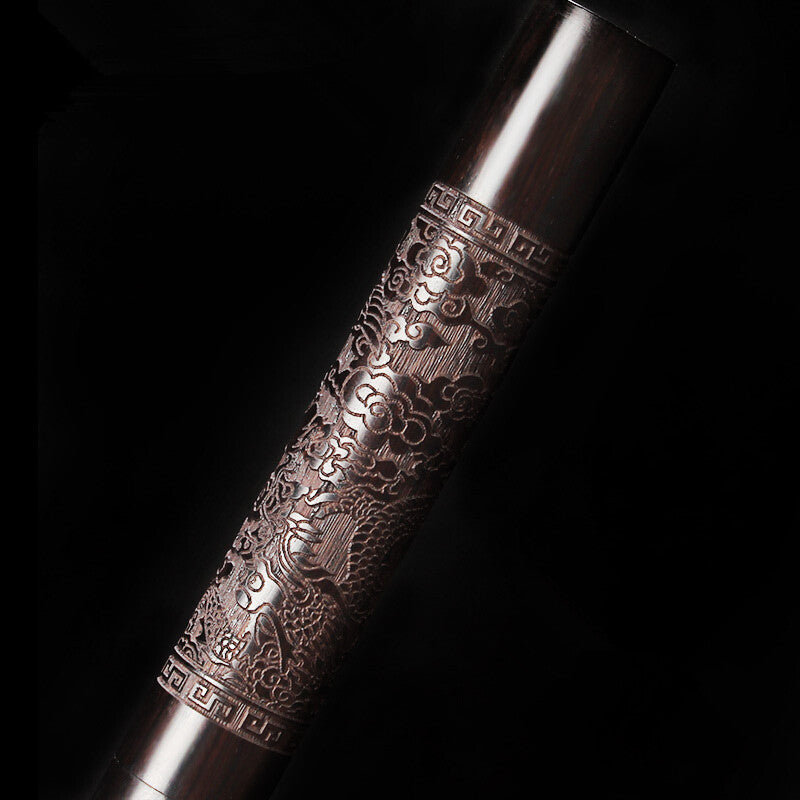 Pu'er Tea Knife Tool For Pu'er Tea Cake Handmade Dragon Relief Stainless Steel