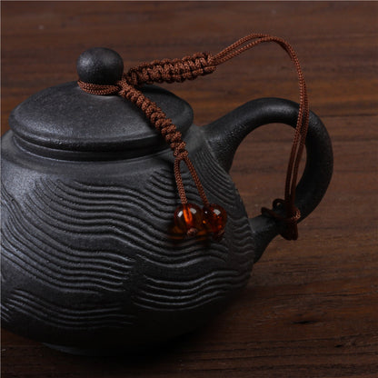 4pcs/lot Pot String With Bead For Pot Handmade Strings Connect Lid Of Tea Pot