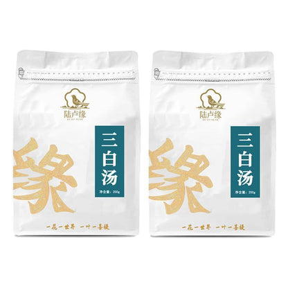 Ancient Three White Drink to remove yellowish qi and whitening flower tea