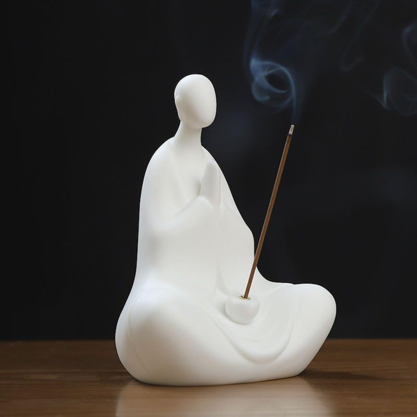 Buddha Statue Ceramic Tea Pet Incense Burner 21cm Kung Fu Tea Tray Tea Play