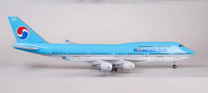 47CM 1:150 KOREAN AIR BOEING 747-400 Airplane Landing gears Resin Plane Model