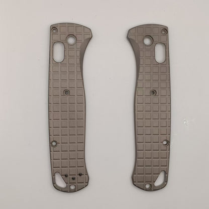 1Pair of Grenade Pattern TC4 Handle Scales for Benchmade Bugout 535