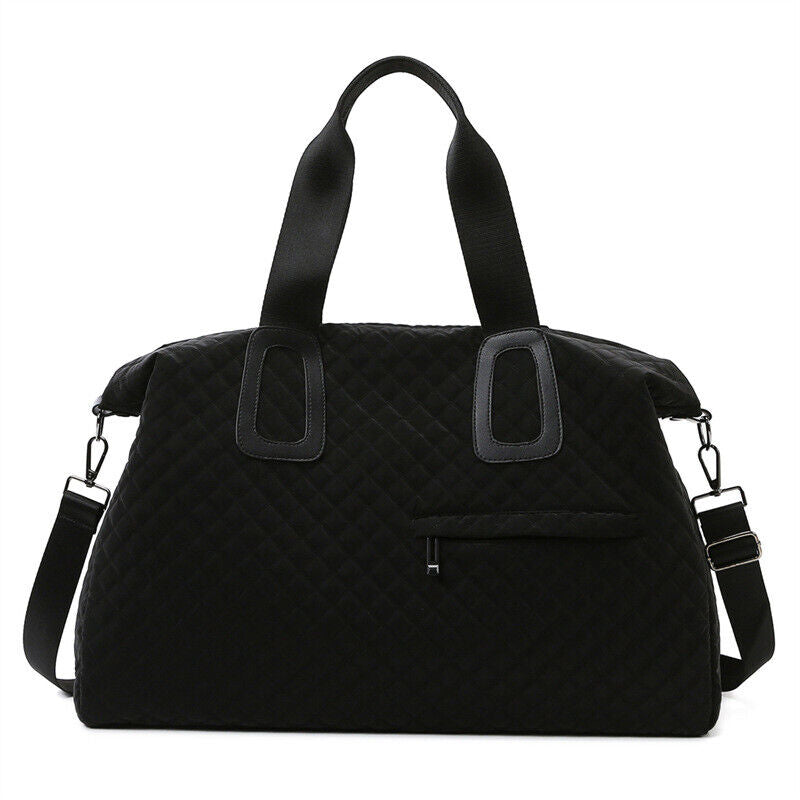 Women Big Capacity Quilted Yoga Sport Handbag Fitness Bag Travel Crossbody Bags