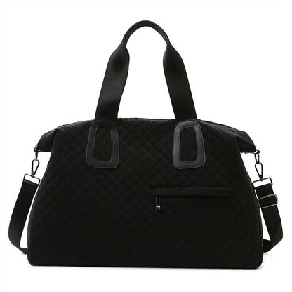 Women Big Capacity Quilted Yoga Sport Handbag Fitness Bag Travel Crossbody Bags