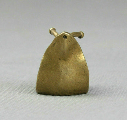 Rare Chinese old bronze handmade Small Snail Statue figure Tea pet decoration