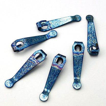 1PC. Knife Titanium Lightweight Deep Carry Pocket Clip for Spyderco Para 3