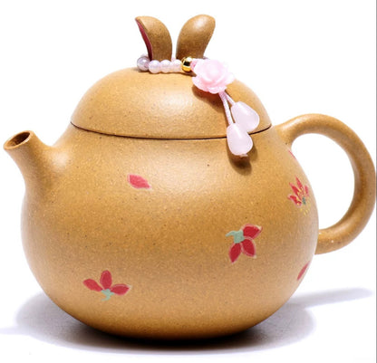 120cc chinese Yixing Handmade Zisha teapot Duan clay Rabbit Hu Gongfu Tea Pot