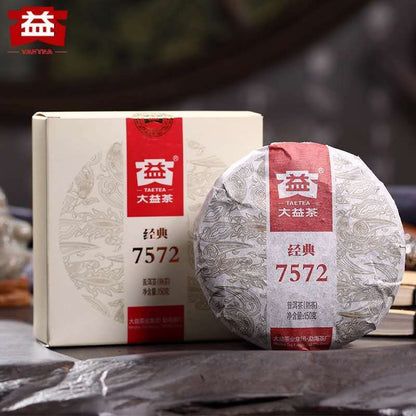 1801 China Yunnan menghai Dayi 7572 Pu erh Tea Cooked ripe Cake,er tee thé 150g