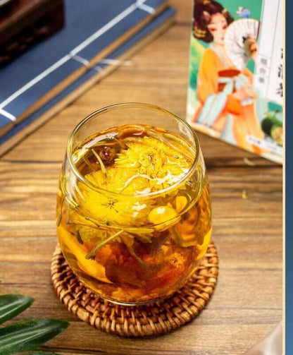 Natural healthy herbal tea constipation Luohanguo PangDaHai Chrysanthemum tea