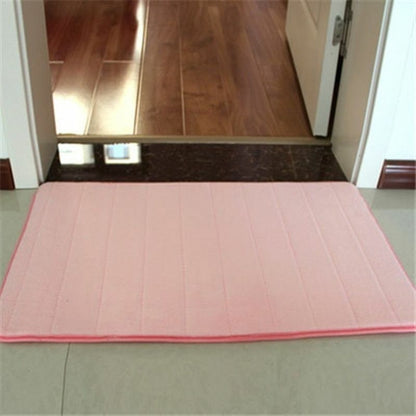 3Pcs/Set Memory Foam Bath Mat Modern Floor Anti-Slip Bathroom Rug Kitchen Carpet