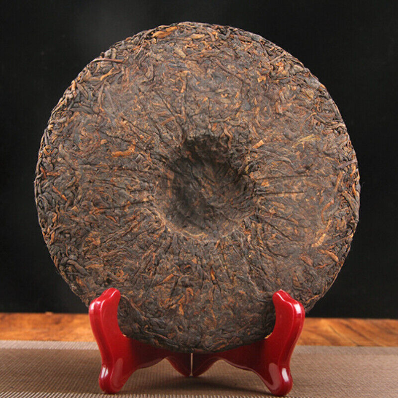 357g Ancient Tree Pu'er Tea Cake Pu'er Ripe Tea Golden Bud Lao Ban Zhang Pu'er
