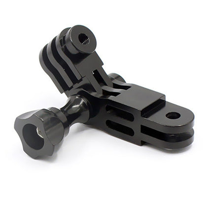 Black 3 Way Adjustable Pivot Arm Alloy Adapter Replacement Parts For Gopro