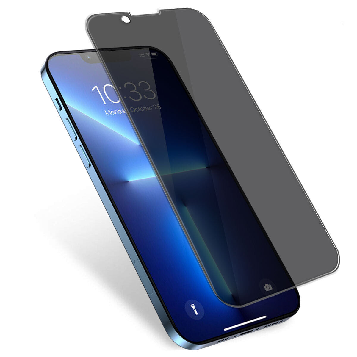 For iPhone 13 Pro/mini/Pro Max Privacy Tempered Glass Anti-Spy Screen Protector - Thumbnail 2