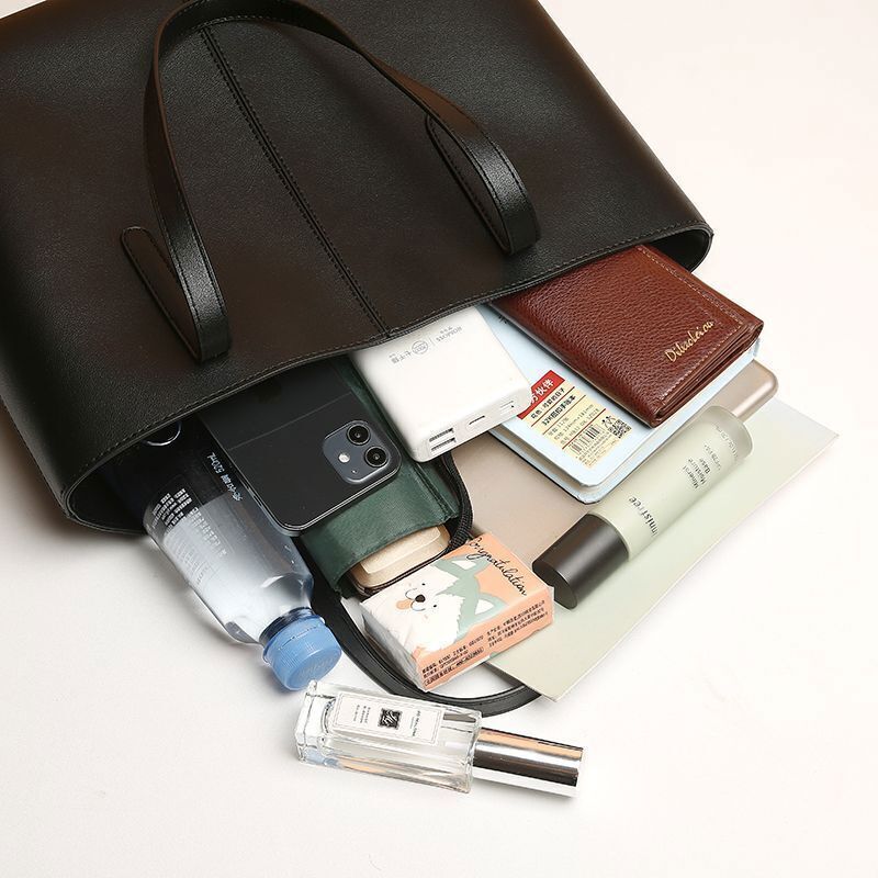 NEW Women's Handbags Tote Bag Large Capacity Shoulder Bag Leather Handbag