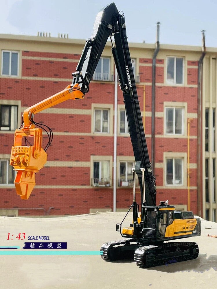 1:43 HX505L Piling Machine Contruction Equipment Machine Diecast Model