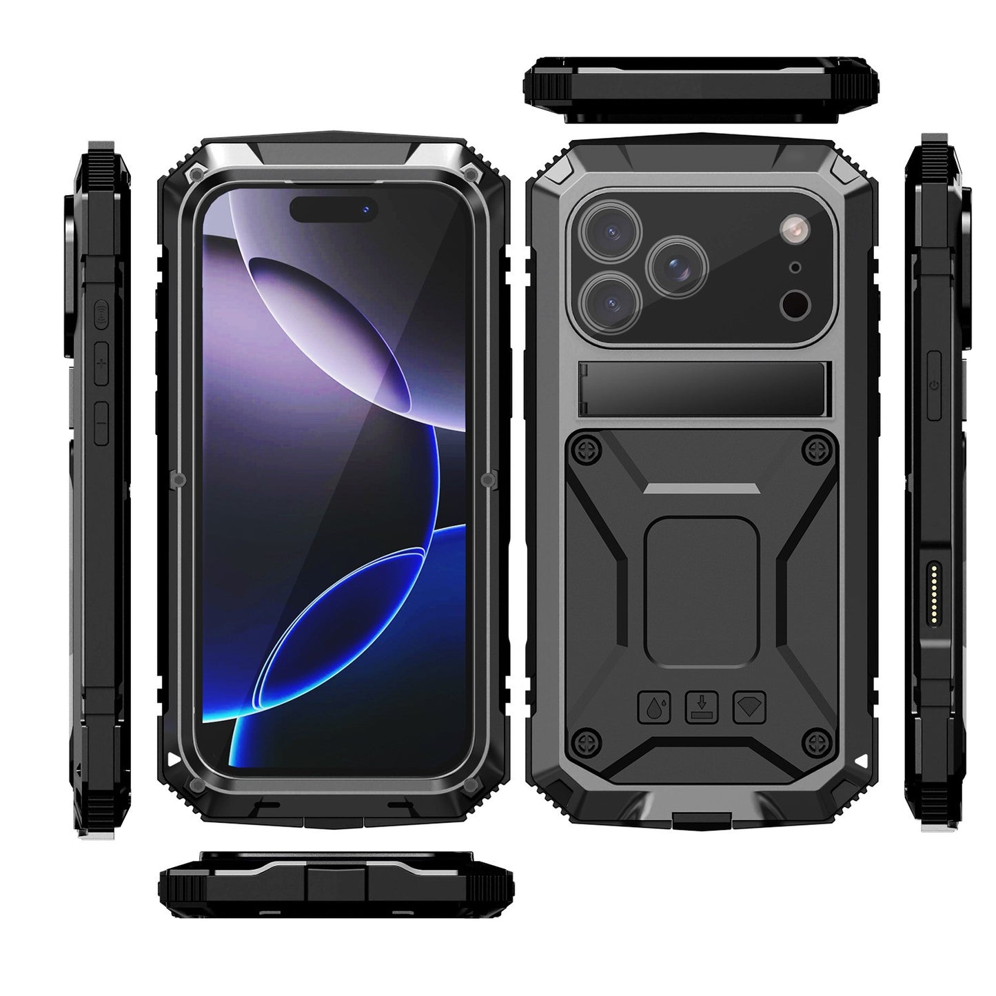 For iPhone17 Pro Max /17/17 Pro/17Air Promobile phone case Metal protective case