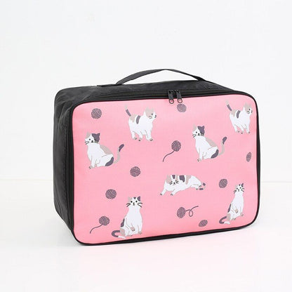 Travel Cartoon Cosmetic Bag Makeup Case Large Toiletry Storage Organizer Bag 1PC