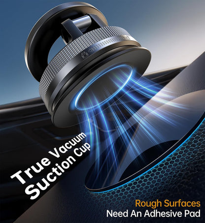 【Newest Vacuum Magnetic Phone Holder for Car Phone Holder Mount【Movable Vacuum S