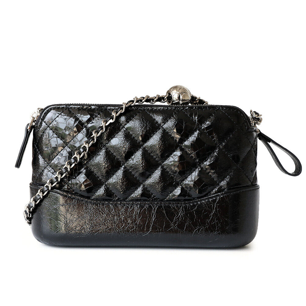 Small Mini Quilted Real Leather Clutch Shoulder Bag Wallet Chains Purse Handbag