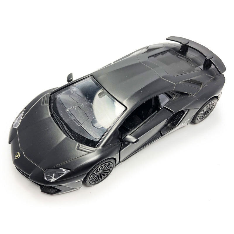1/36 Lamborghini Aventador LP750-4 SV Model Car Diecast Toy Vehicle Boys Black