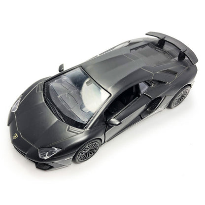 1/36 Lamborghini Aventador LP750-4 SV Model Car Diecast Toy Vehicle Boys Black
