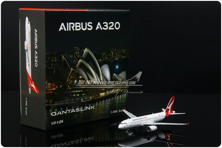 1:400 Phoenix QANTASLINK AIRBUS A320 Passenger Airplane Diecast Aircraft Model
