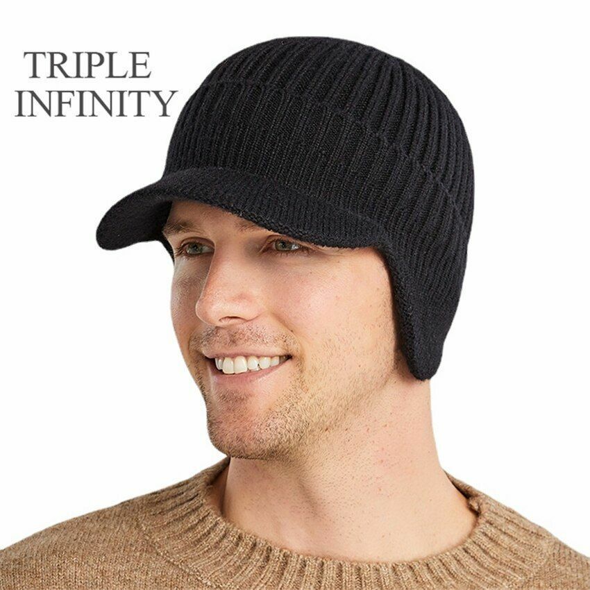 Winter Cap Baseball Outdoor Fishing Riding Thick Windproof Comfortable Soft Hat