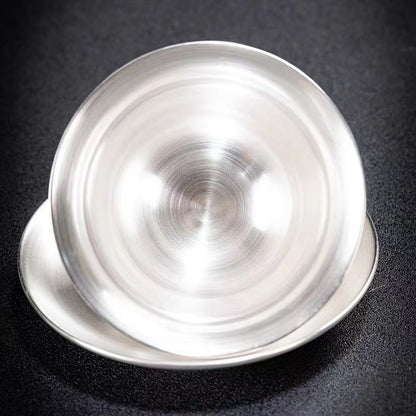 160ML Chinese Silver Tureen Master Hand-embossed Silver Tea Bowl Kung Fu Tea Set