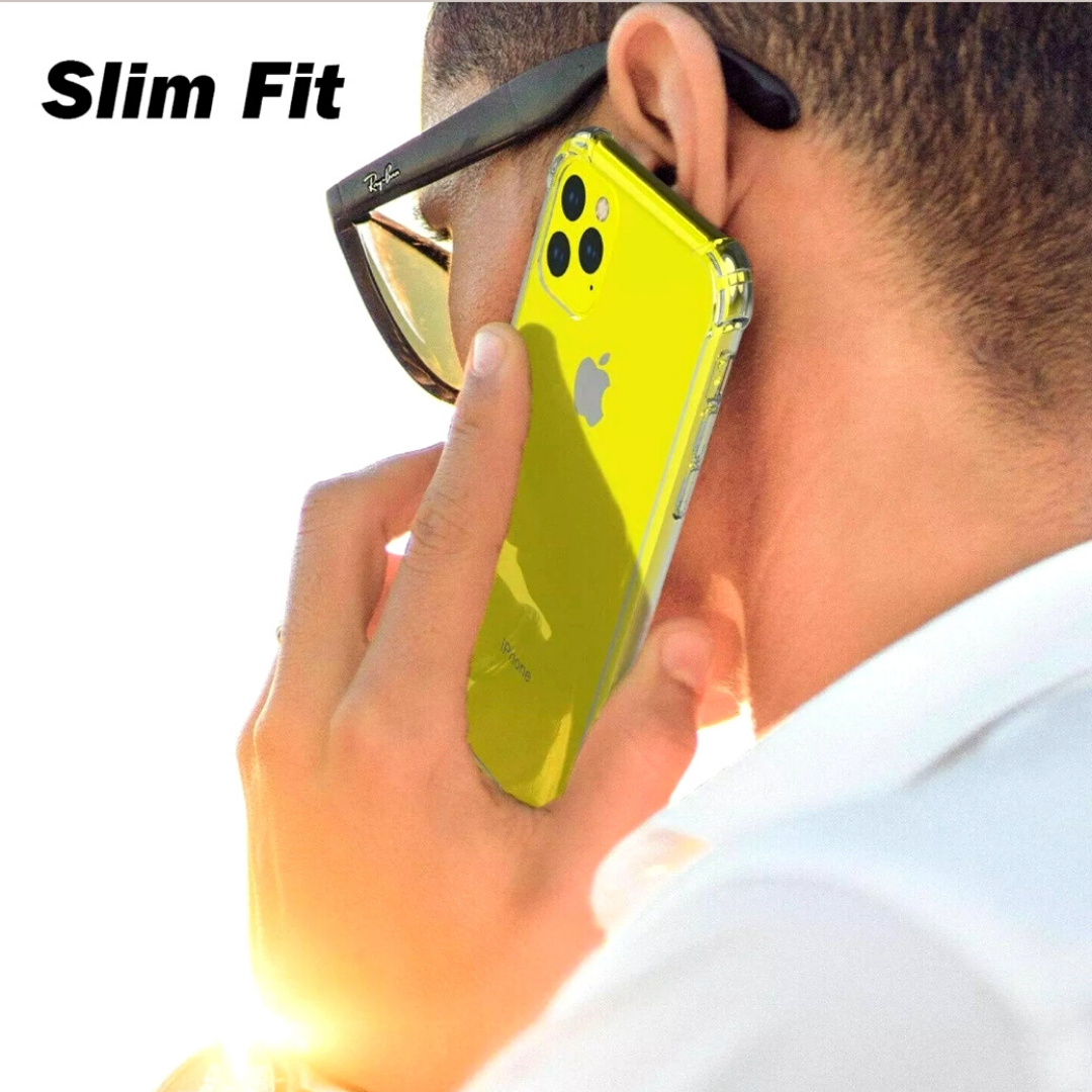 Case Forro Funda for IPHONE 12 Mini Pro Max 11 Pro Max anti Golpes (CLEAR) USA
