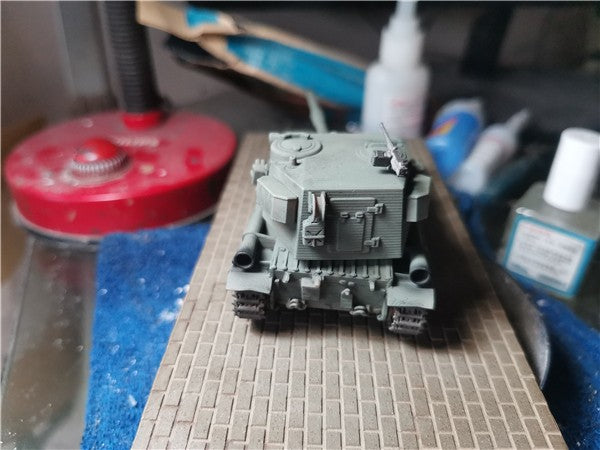 3D Printed 1/72 British FV215B (183) Tank Model Finished Product