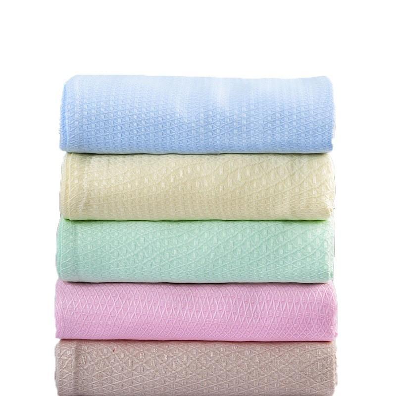 Original Bamboo Soft Summer Bedding Textured Blanket Twin Full Size Queen King