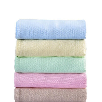 Original Bamboo Soft Summer Bedding Textured Blanket Twin Full Size Queen King