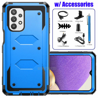 For Samsung Galaxy A32 5G Ultra Shockproof Case Phone Cover w/ Accessories
