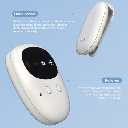 Wireless Baby Bedwetting Alarm Enuresis Vibration Sound Sensor Bed Wetting Urine