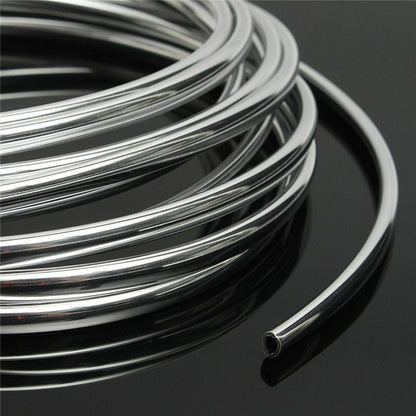 5m Car Door Protector Strip S1 Roll Styling Mouldings Moulding Chrome Body Edge