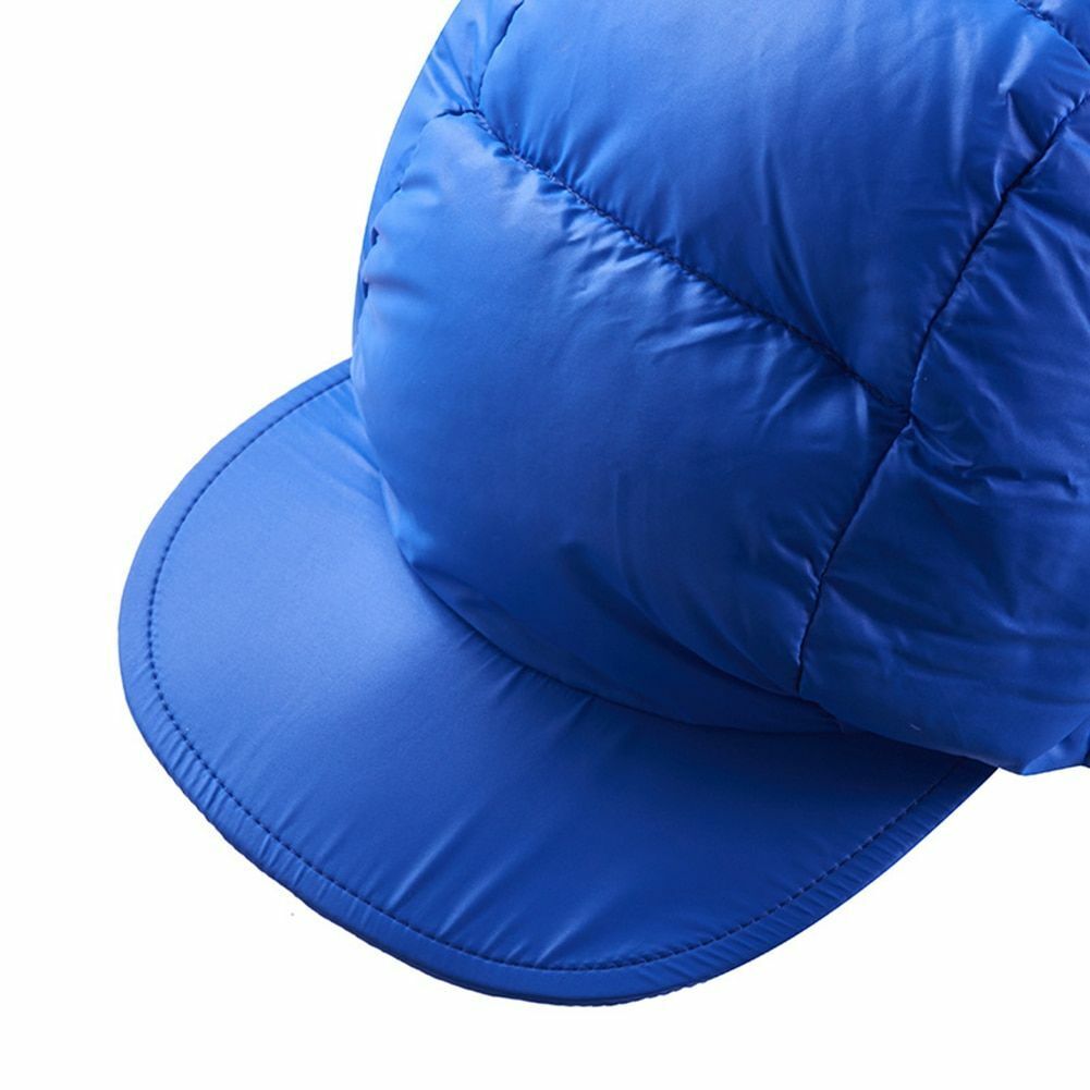Thermal Hat Windproof Duck Down Peaked Warm Fleece Soft Cycling Hunting Outdoor