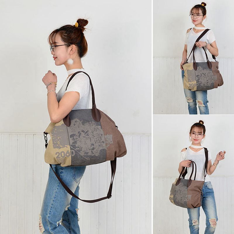 Handbags Bags High Quality Vintage Shoulder Bag Canvas Retro Shoulder Messenger