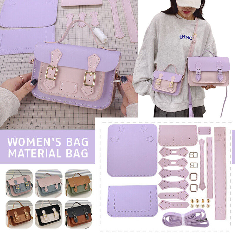 Women DIY Handmade Shoulder Bag Accessories Set Crossbody Bag with Sewing Tool