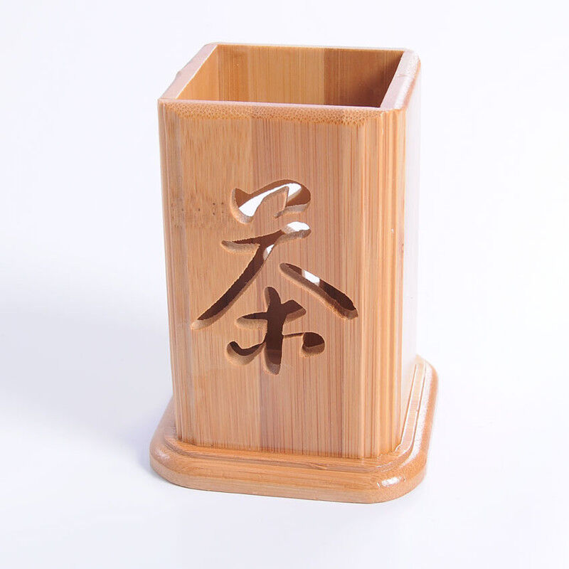 Bamboo Tea Set China Classic Gongfu Tea-making Tool Natural Saucer + Spoon + Can