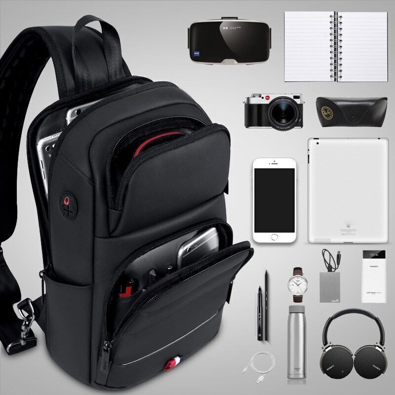 Male Chest Bag Travel Crossbody Bags Shoulder Bags Bag Oxford Sports Bag