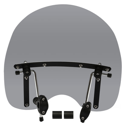 Quality 19" Motorcycle Windscreen Windshield For Suzuki For Yamaha For Vulcan