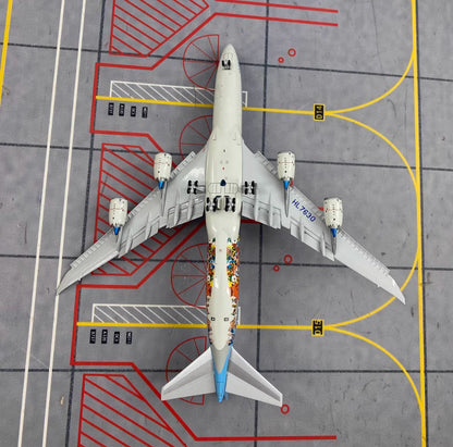 1:400 YY Wings KOREAN AIR BOEING 747-8 Flap Down Aircraft Diecast Airplane Model