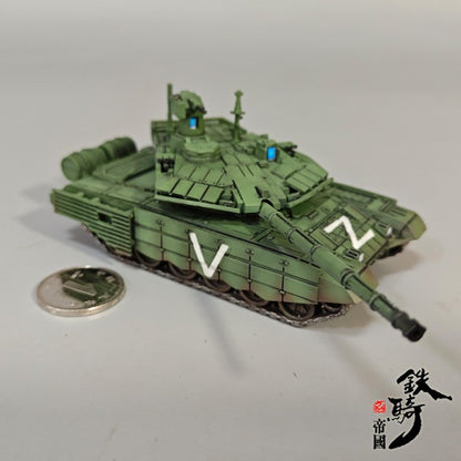 Homemade 1/72 T90MS Main Battle Military Tank Finished Plastic Model Ornament