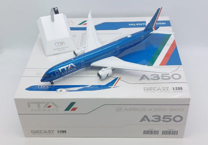 1:200 JC Wings ITA Airways AIRBUS A350-900XWB Flap Down Airplane Diecast Model