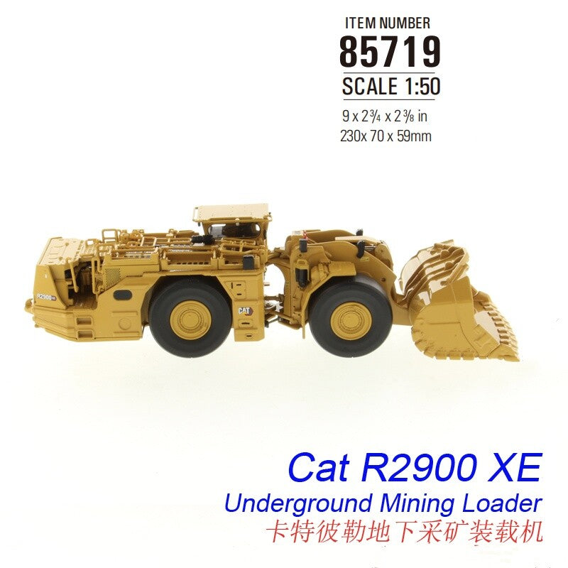 1:50 R2900 XE Underground Mining Loader Construction Machine Diecast Model