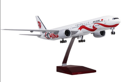 47CM 1:157 AIR CHINA BOEING 777 Airplane Landing Gear Resin Aircraft Model