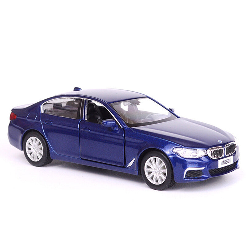 1/36 BMW M550i Model Car Diecast Toy Vehicle Toys for Boys Kids Gifts Blue