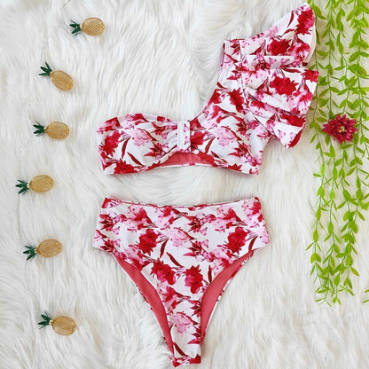 Women Swimsuit Swimwear High Waist Bikini Sexy Push Up Plus Size Bathing Suits
